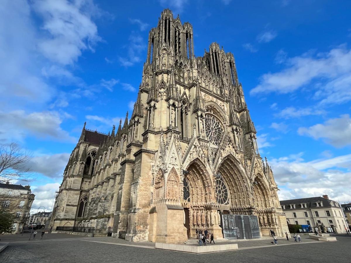 Ferienwohnung Les Rives Remoises Reims Exterior foto